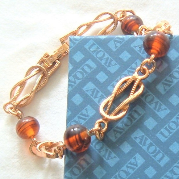 Vintage Bracelet Gold Tone Avon Tortelle - Picture 3 of 8